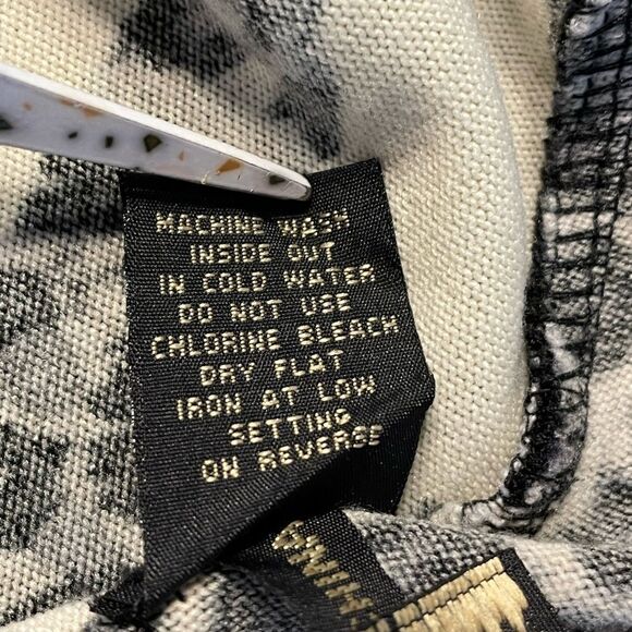 Radzoli animal print knit dress shark bite hem S - Picture 6 of 6